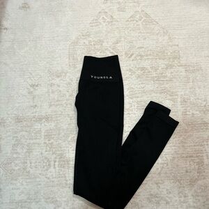 YoungLA Jet Black Active Leggings